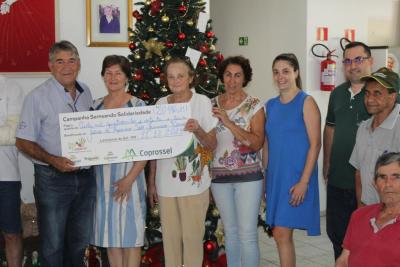 Campanha Semeando Solidariedade Coprossel, traz mais conforto a idosos da Casa de Repouso SÃ£o Francisco Xavier